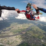 Skydiving over Saumur