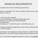 Fun Jumper Requirement Aug 2018