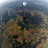 Above the Nemunas river loops