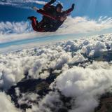 Tandem above the clouds