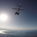 Puget Sound Cessna Sunset