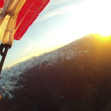 Sunset over Zell on Lake Austria