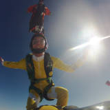 behind my back - wingsuit surfing...