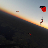 Canopy flight @ sunset